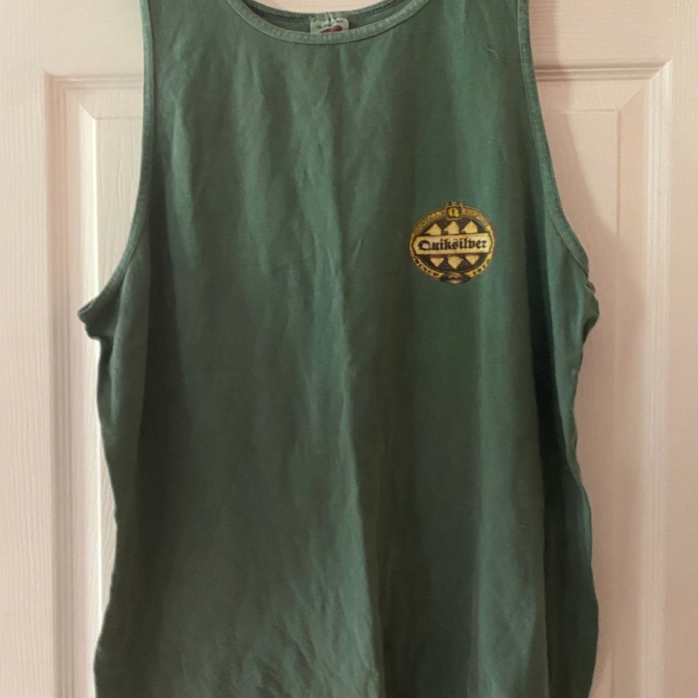 Quiksilver Vintage Green Graphic Tee